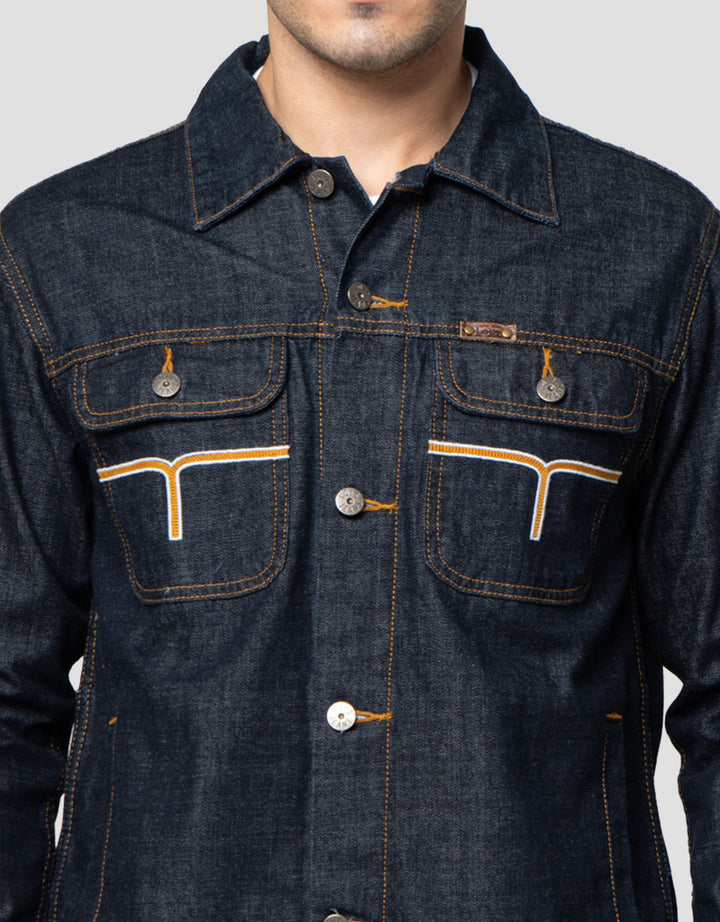 Lois Double Pocket Jaket Denim Pria