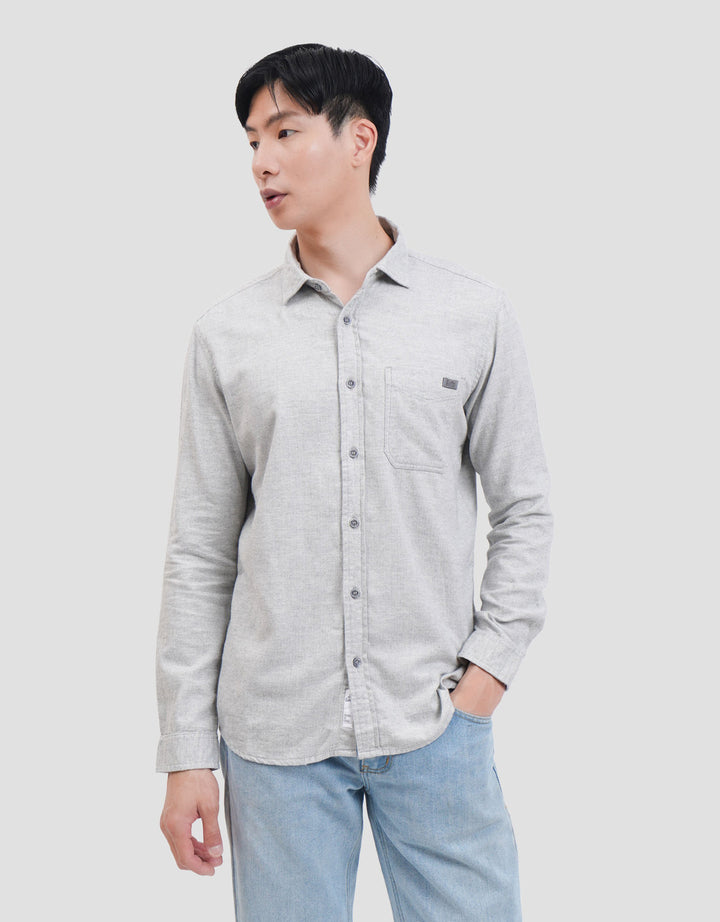 Lois KLL574 Kemeja Lengan Panjang Pria