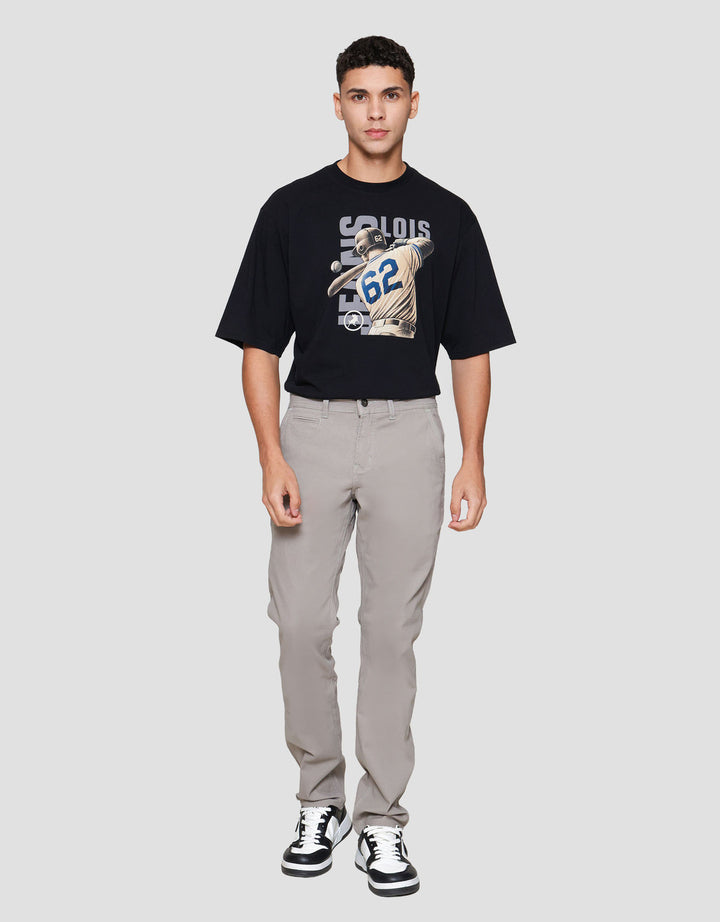 Lois Fashion Slim Stretch Fit Celana Chino Pria