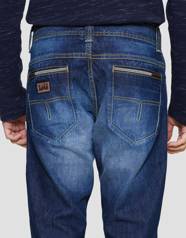 Lois Comfort Celana Denim Slim Fit Pria