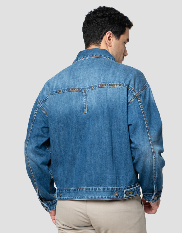 Lois Two Pocket Jaket Denim Pria