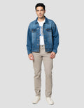 Lois Two Pocket Jaket Denim Pria