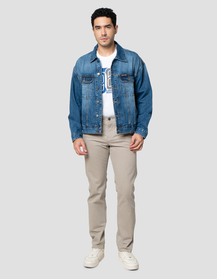 Lois Two Pocket Jaket Denim Pria