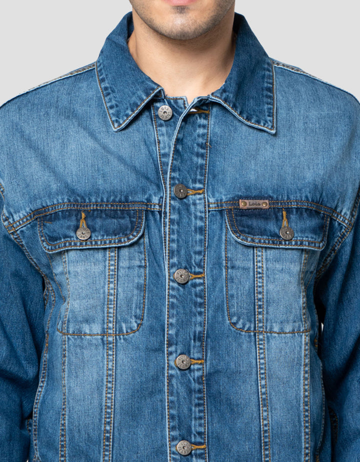 Lois Two Pocket Jaket Denim Pria
