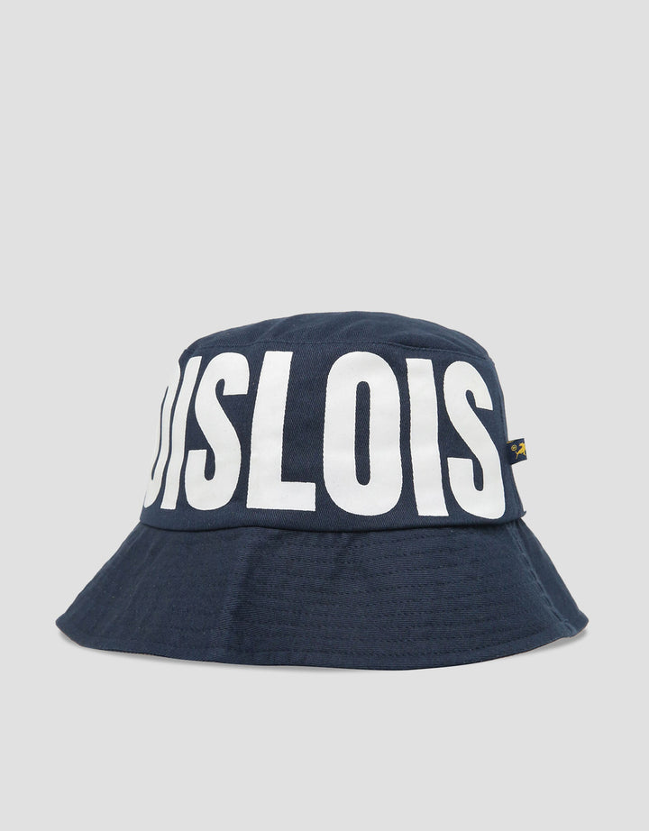 Lois Print Brand Hbl451Bu Topi Bucket Pria