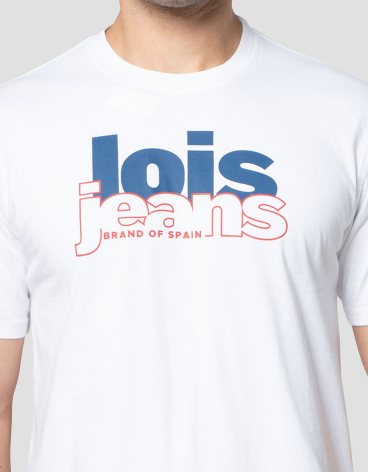 Lois Print Brand Of Spain Kaos Pria