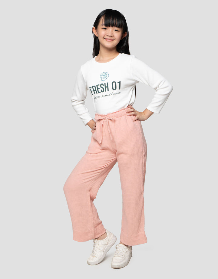 Nevada Muslin 1 Kantong Celana Panjang Anak Perempuan