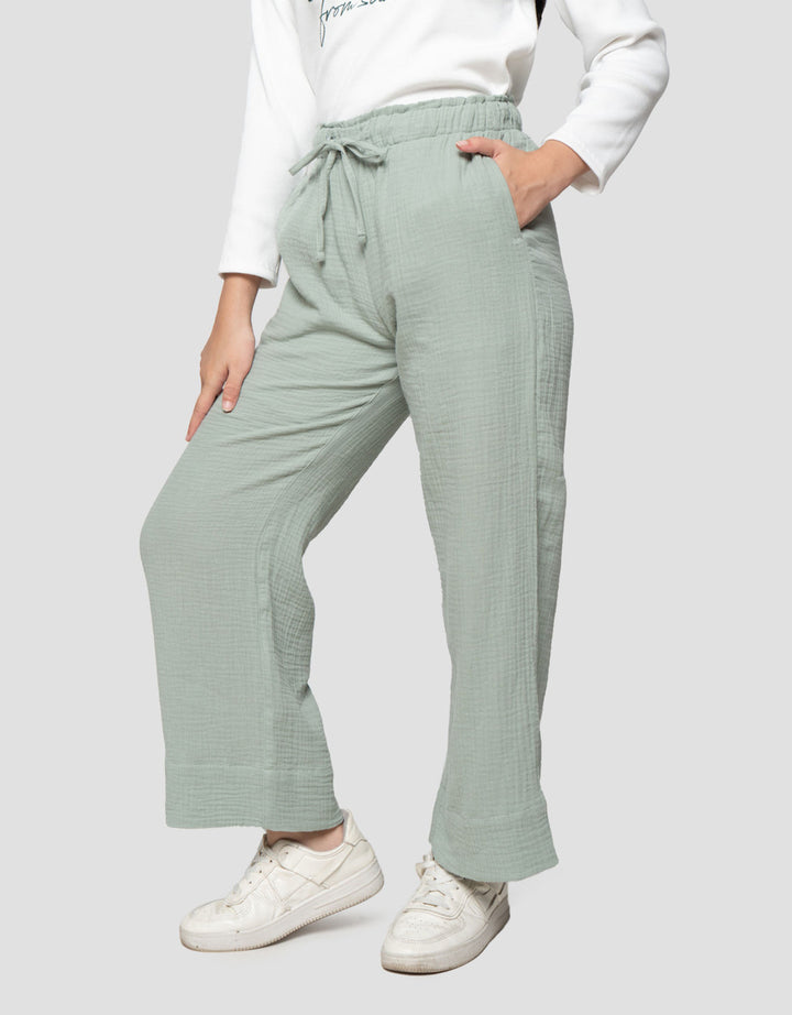 Nevada Muslin 2 Kantong Celana Panjang Anak Perempuan