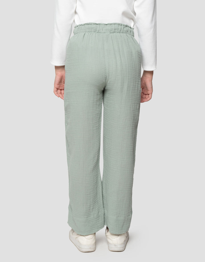 Nevada Muslin 2 Kantong Celana Panjang Anak Perempuan