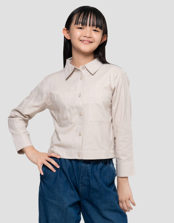 Nevada Kantong Karet Bawah Kemeja Anak Perempuan