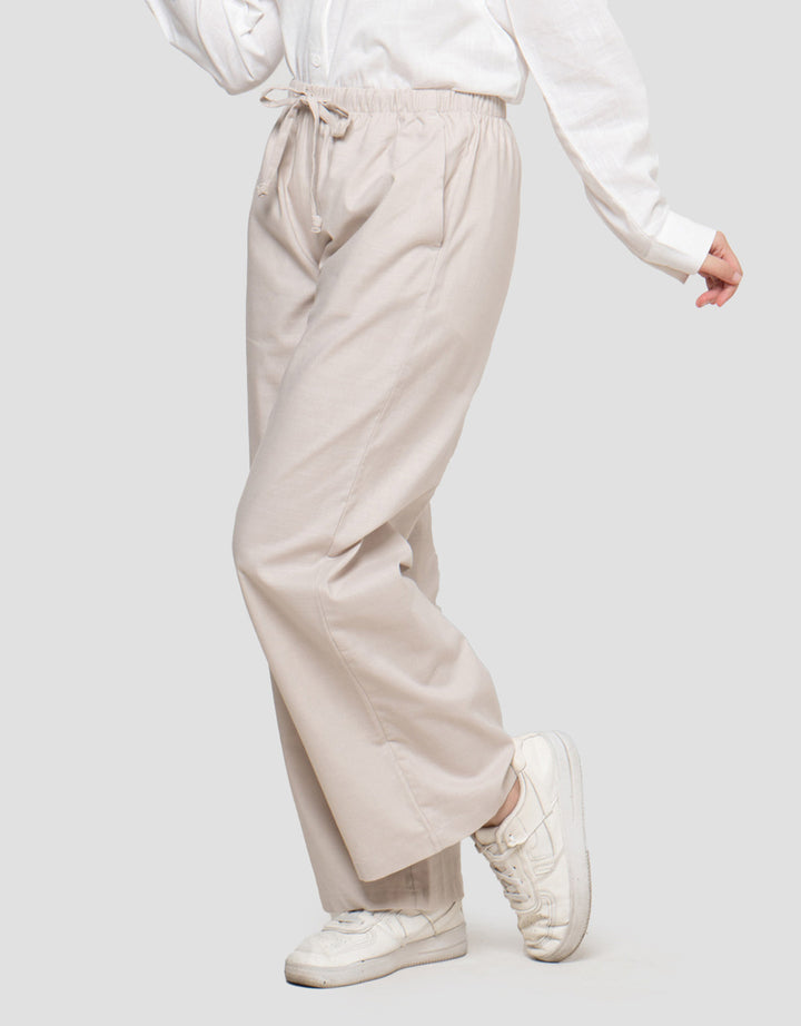 Nevada Woven Wide Leg Tali Celana Panjang Anak Perempuan