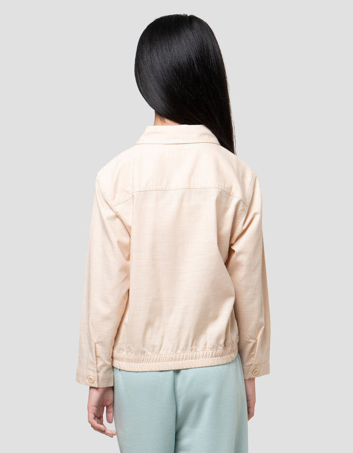 Nevada Slub Kantong Kemeja Anak Perempuan