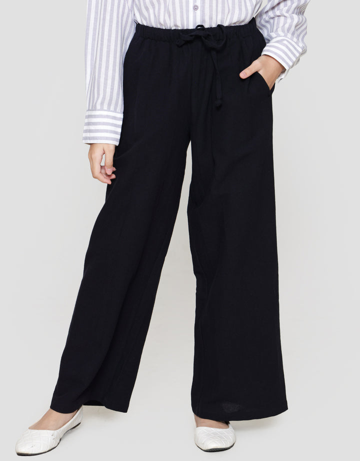 Nevada Rami Wide Leg Kantong Celana Anak Perempuan