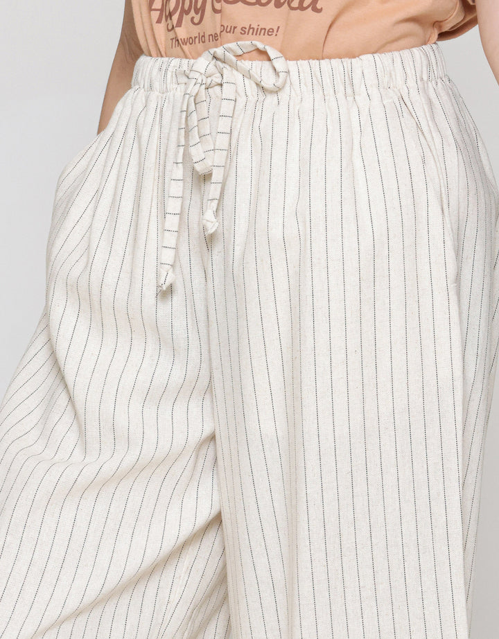 Nevada Wide Leg Bulu Kuda Stripe Celana Anak Perempuan