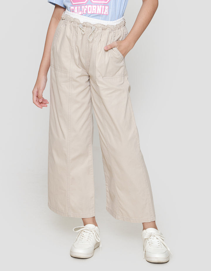 Nevada Wide Leg Woven Celana Anak Perempuan