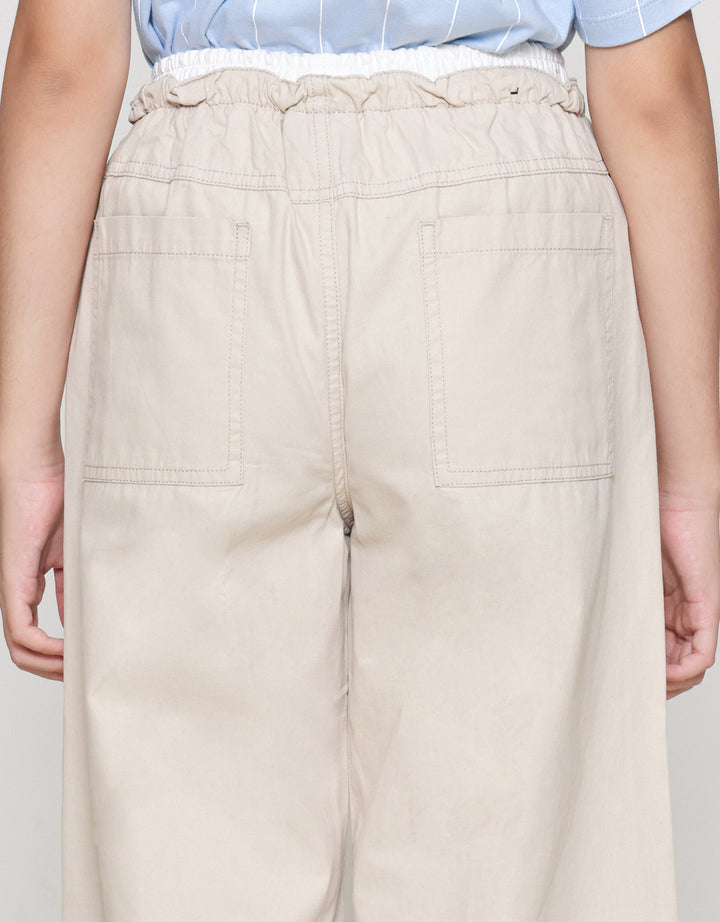 Nevada Wide Leg Woven Celana Anak Perempuan