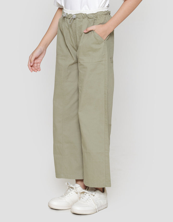 Nevada Wide Leg Karet Celana Anak Perempuan