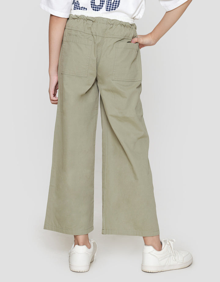 Nevada Wide Leg Karet Celana Anak Perempuan