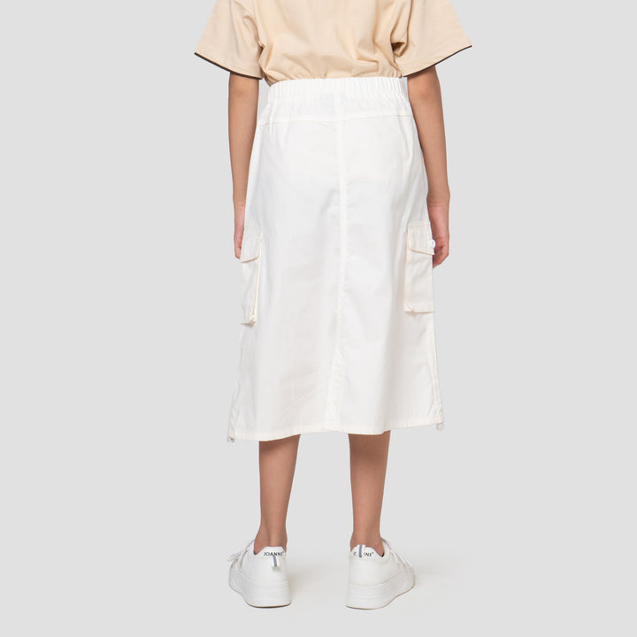 Nevada Woven Serut 2 Kantong Miring Rok Anak Perempuan