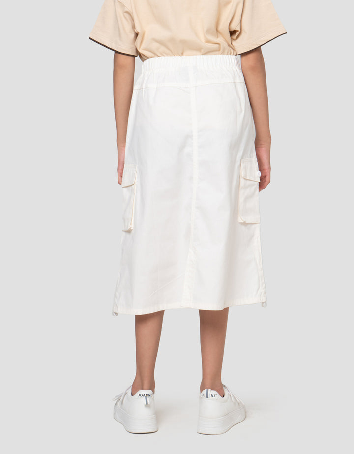 Nevada Woven Serut 2 Kantong Miring Rok Anak Perempuan