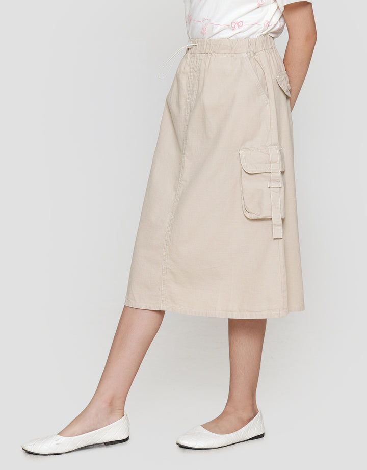 Nevada Kantong Tali Gewer Rok Midi Anak Perempuan