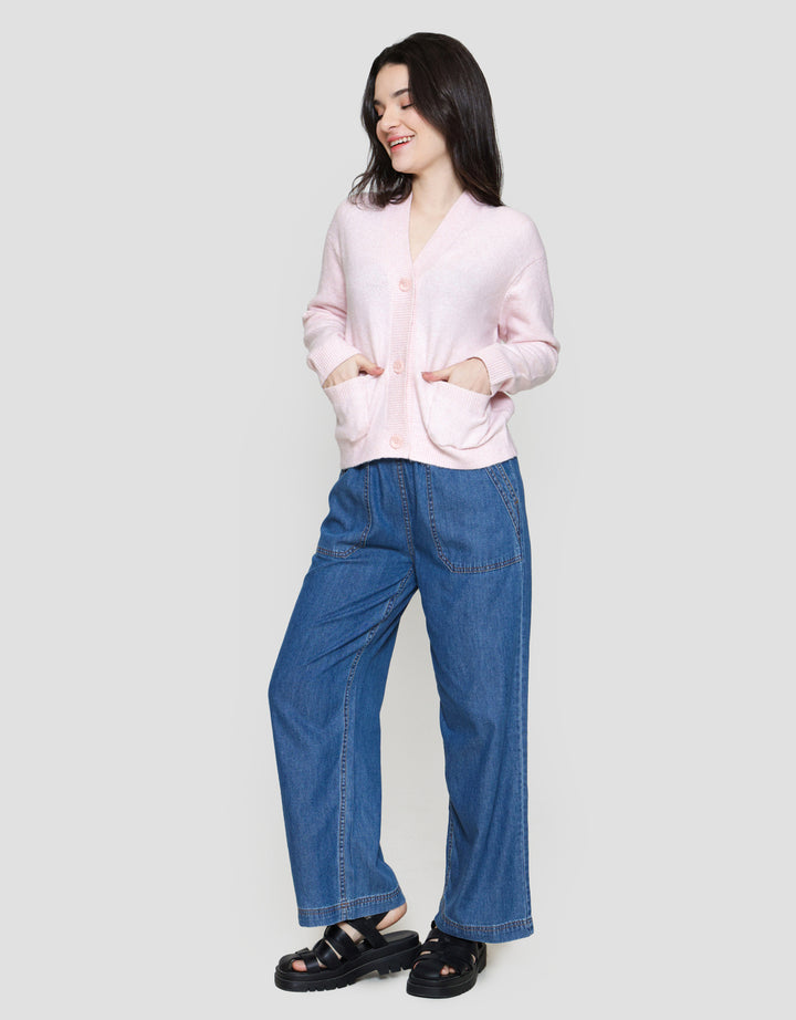 Suko Lengan Panjang Jaket Cardigan Wanita