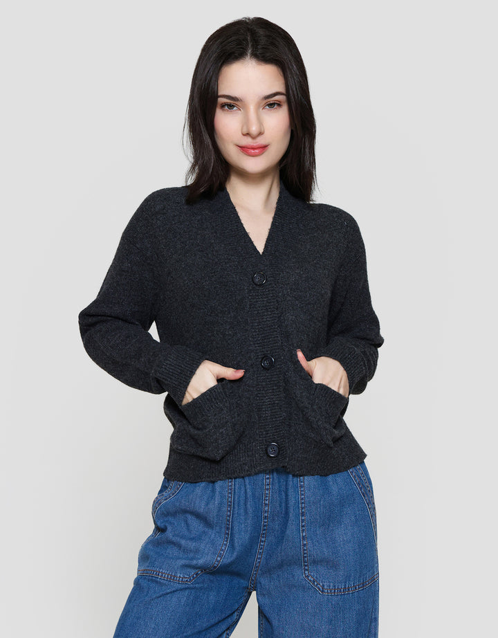 Suko Lengan Panjang Jaket Cardigan Wanita