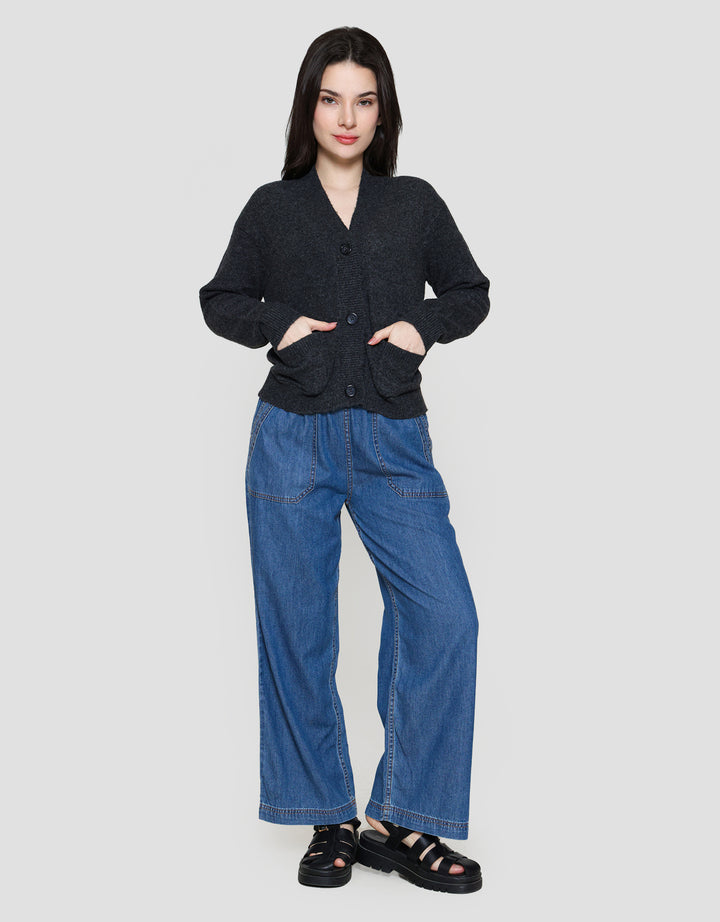 Suko Lengan Panjang Jaket Cardigan Wanita