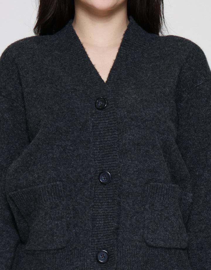 Suko Lengan Panjang Jaket Cardigan Wanita