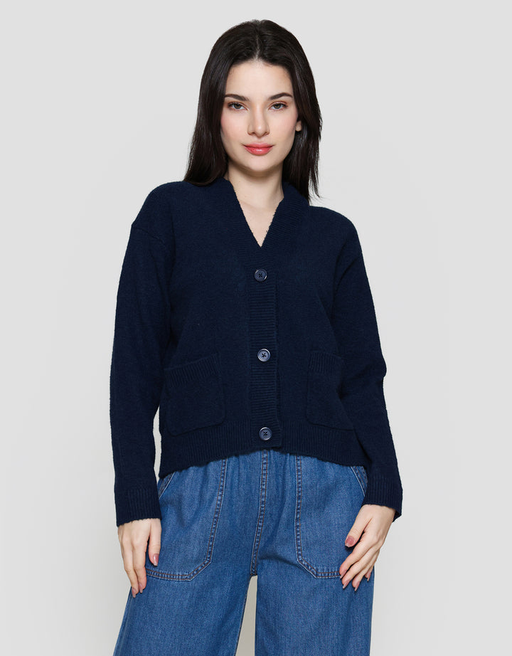 Suko Lengan Panjang Jaket Cardigan Wanita