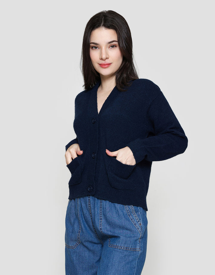 Suko Lengan Panjang Jaket Cardigan Wanita