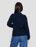 Suko Lengan Panjang Jaket Cardigan Wanita