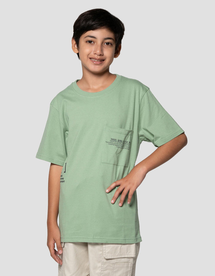 Nevada Print Pocket Kaos Anak Laki-laki