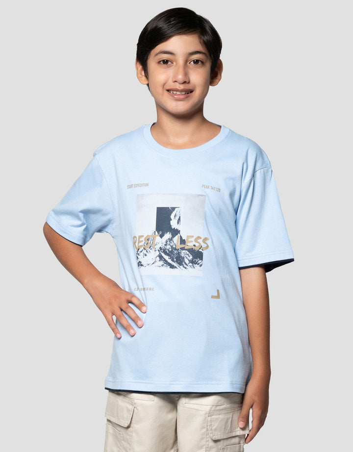 Nevada Print Pocket Kaos Anak Laki-laki