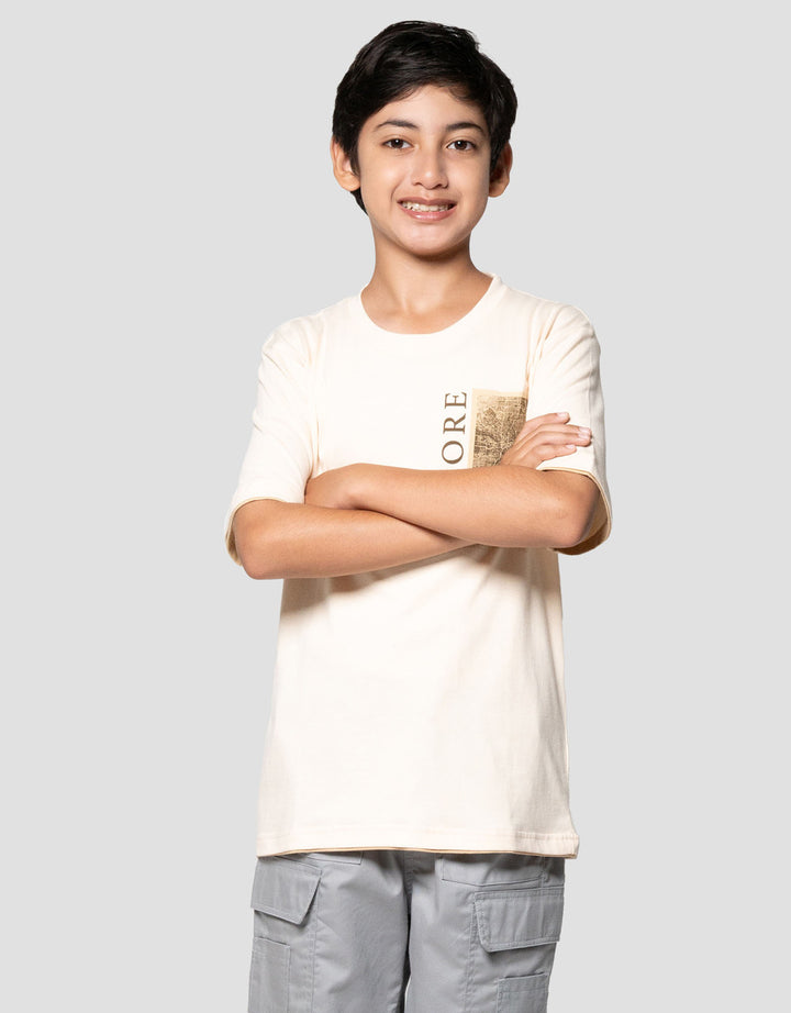 Nevada Print Pocket Simply Kaos Anak Laki-laki