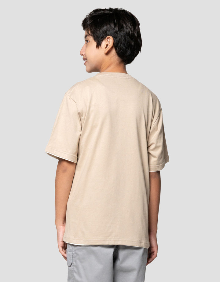 Nevada Print Explore Pocket Kaos Anak Laki-laki