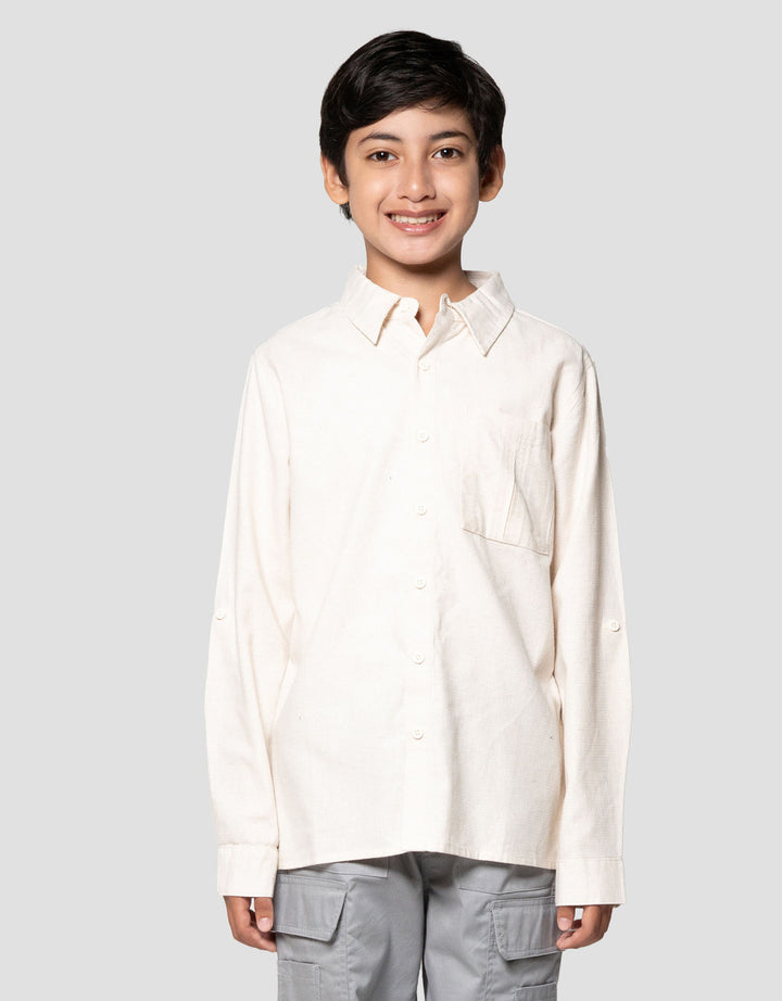 Nevada Comfy Linen Look Kemeja Anak Laki-laki