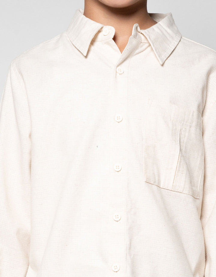 Nevada Comfy Linen Look Kemeja Anak Laki-laki