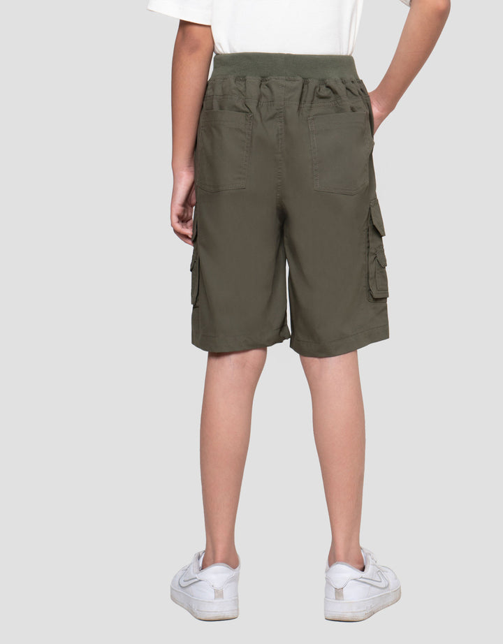 Nevada Woven Baby Canvas Pocket Celana Pendek Cargo Anak Laki-laki