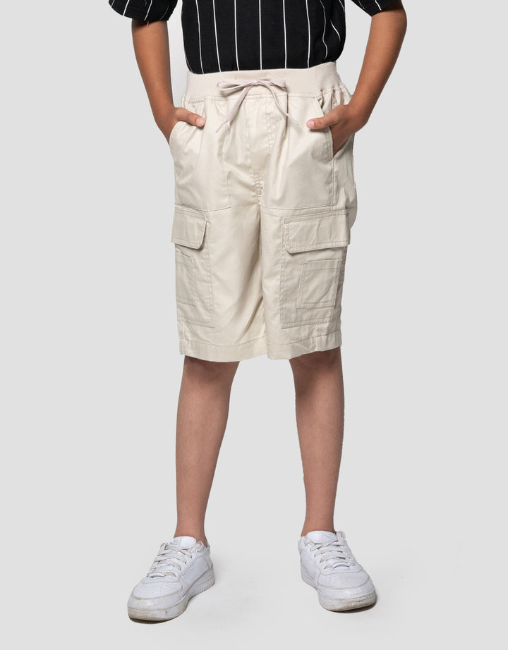 Nevada Woven Twill Cargo Pocket Celana Pendek Anak Laki-laki