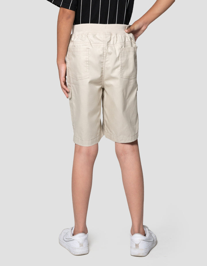 Nevada Woven Twill Cargo Pocket Celana Pendek Anak Laki-laki