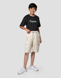 Nevada Woven Twill Cargo Pocket Celana Pendek Anak Laki-laki