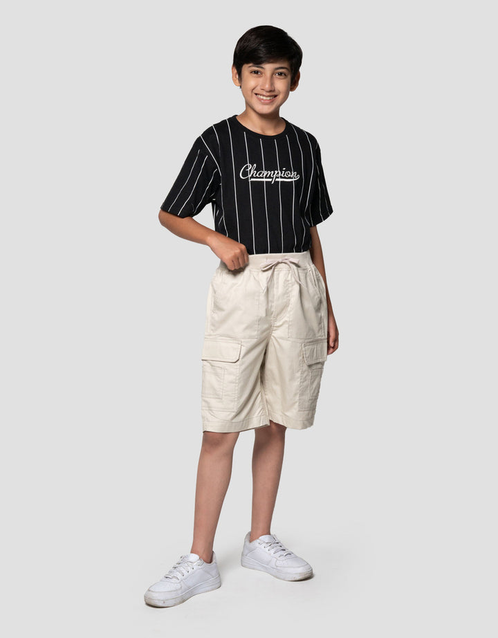 Nevada Woven Twill Cargo Pocket Celana Pendek Anak Laki-laki