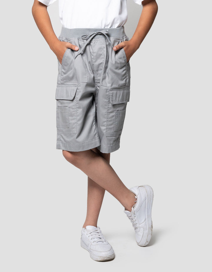 Nevada Woven Twill Cargo Pocket Celana Pendek Anak Laki-laki
