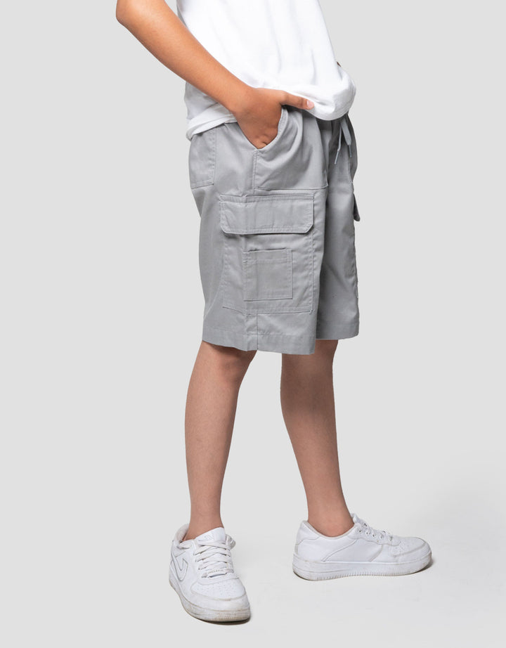 Nevada Woven Twill Cargo Pocket Celana Pendek Anak Laki-laki