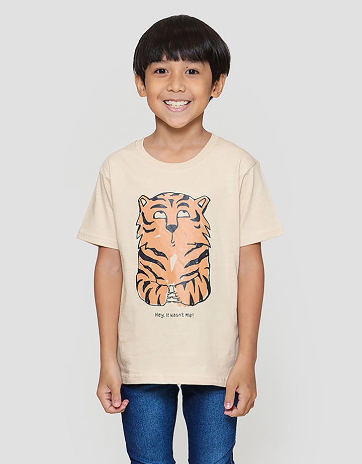 Little M Tiger It Wasnt Me Kaos Anak Laki-laki