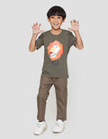 Little M Lion Bad Hair Today Kaos Anak Laki-laki