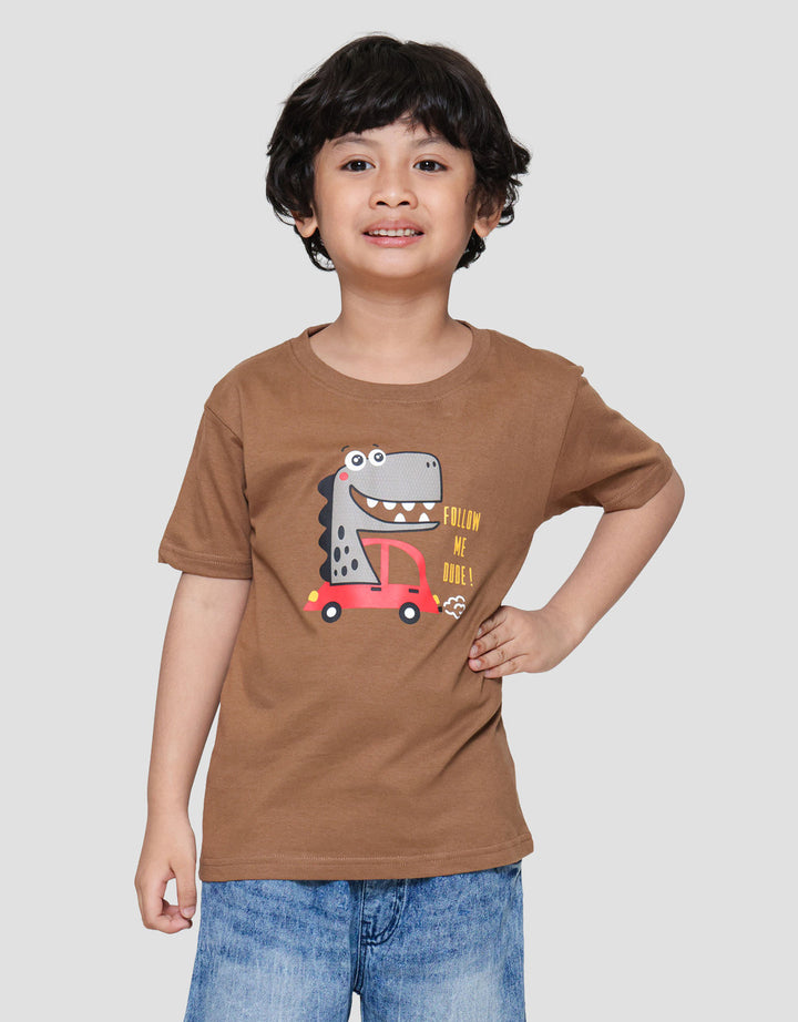 Little M D Saurus Kaos Anak Laki-laki
