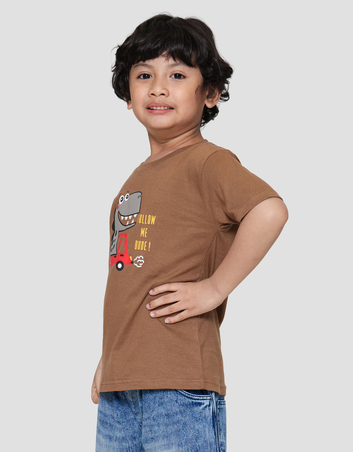 Little M D Saurus Kaos Anak Laki-laki