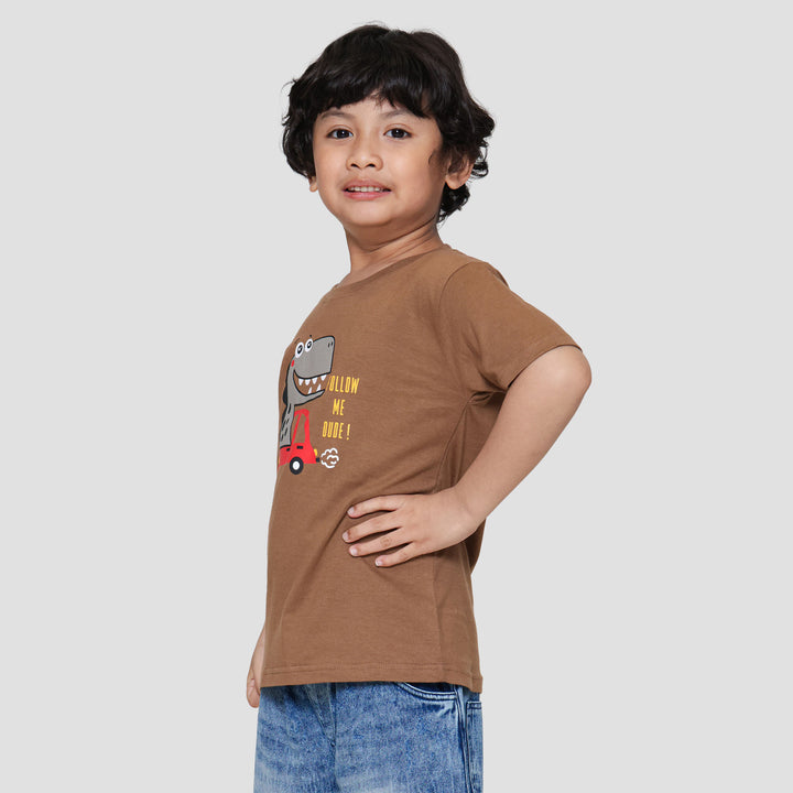 Little M D Saurus Kaos Anak Laki-laki